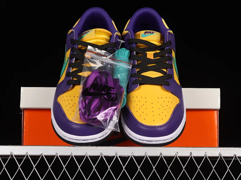 All categories Nk SB Dunk Series Nk SB Dunk Low low-top sneakers F version Nk Dunk Low Retro "Lisa Leslie" Los Angeles Purple and Gold Lakers SB low-top sports and leisure sneakers DO9581-500